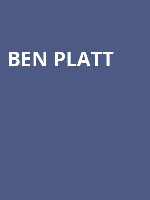 Ben Platt, Buell Theater, Denver