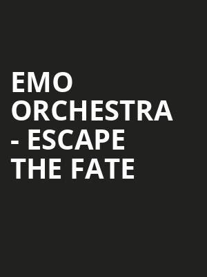 Emo Orchestra Escape the Fate, Mission Ballroom, Denver