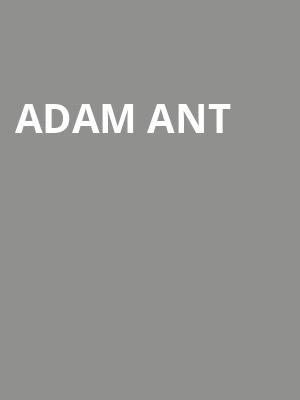 Adam Ant, Paramount Theater, Denver