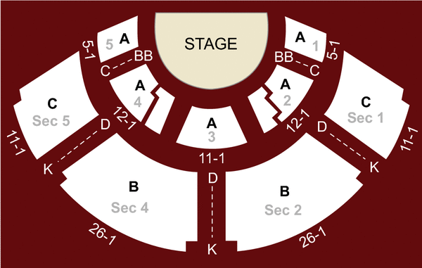 ricketson theater denver co seating chart amp stage space theater denver seating chart
