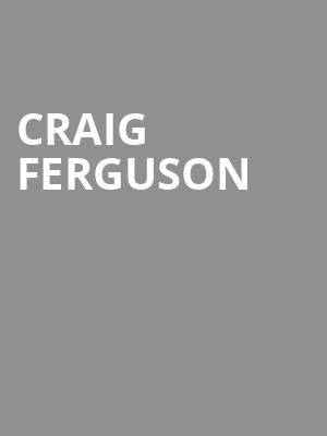 Craig Ferguson, Boulder Theater, Denver