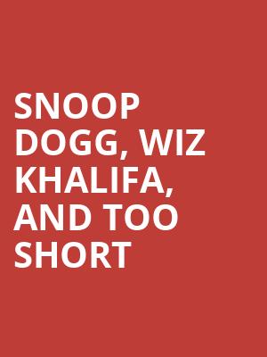 Snoop Dogg Wiz Khalifa and Too Short, Ball Arena, Denver