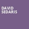 David Sedaris, Paramount Theater, Denver