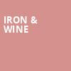Iron Wine, Mission Ballroom, Denver